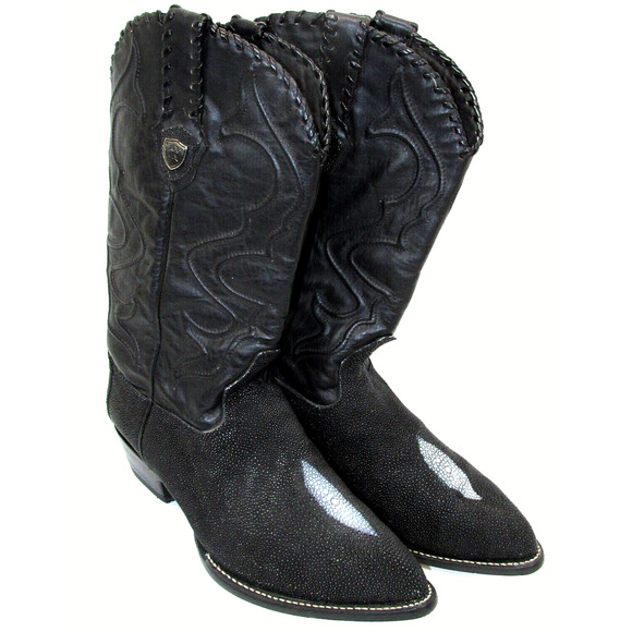 Wild West exotic genuine STINGRAY boots MENS size 11 EE main image 4
